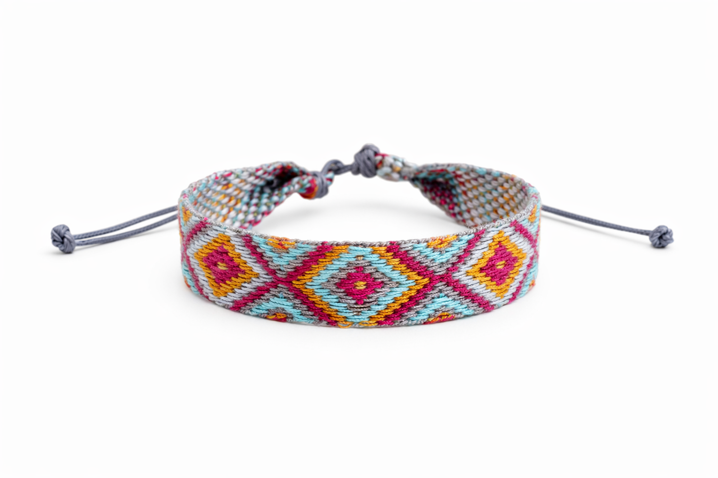 Bracelet tissé bohème réglable