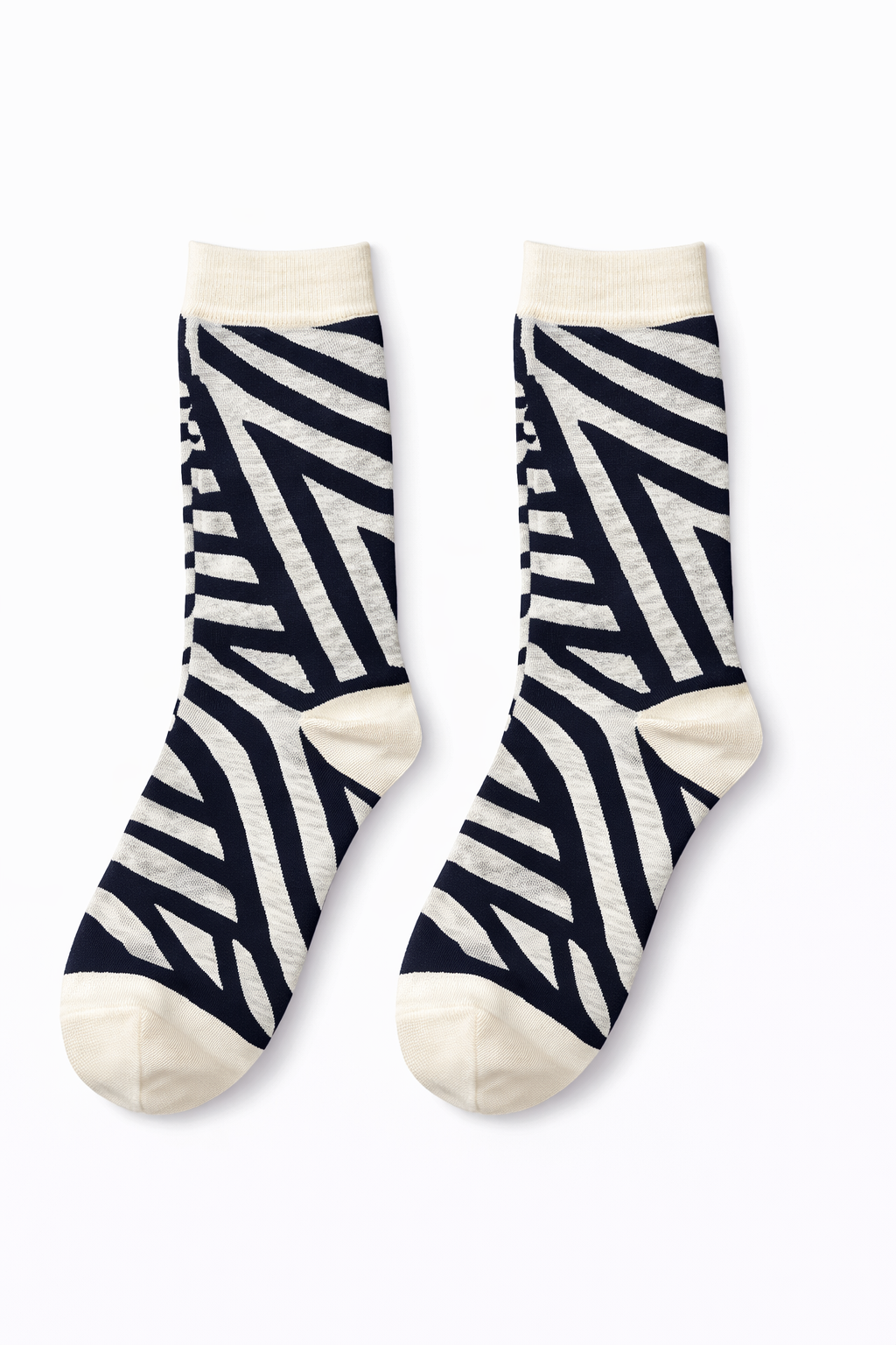 Chaussettes Originales Motif Géométrique Contrasté | Unisexe | 36-40