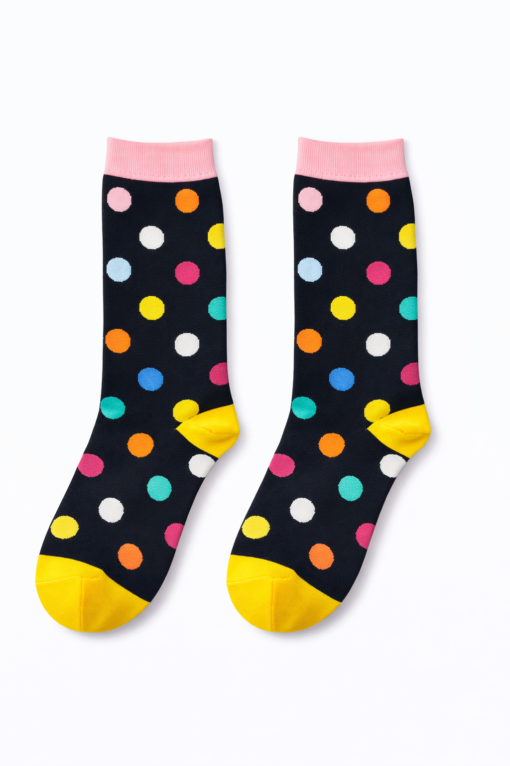 Chaussettes Fantaisie à Pois Multicolores | Unisexe | 36-40