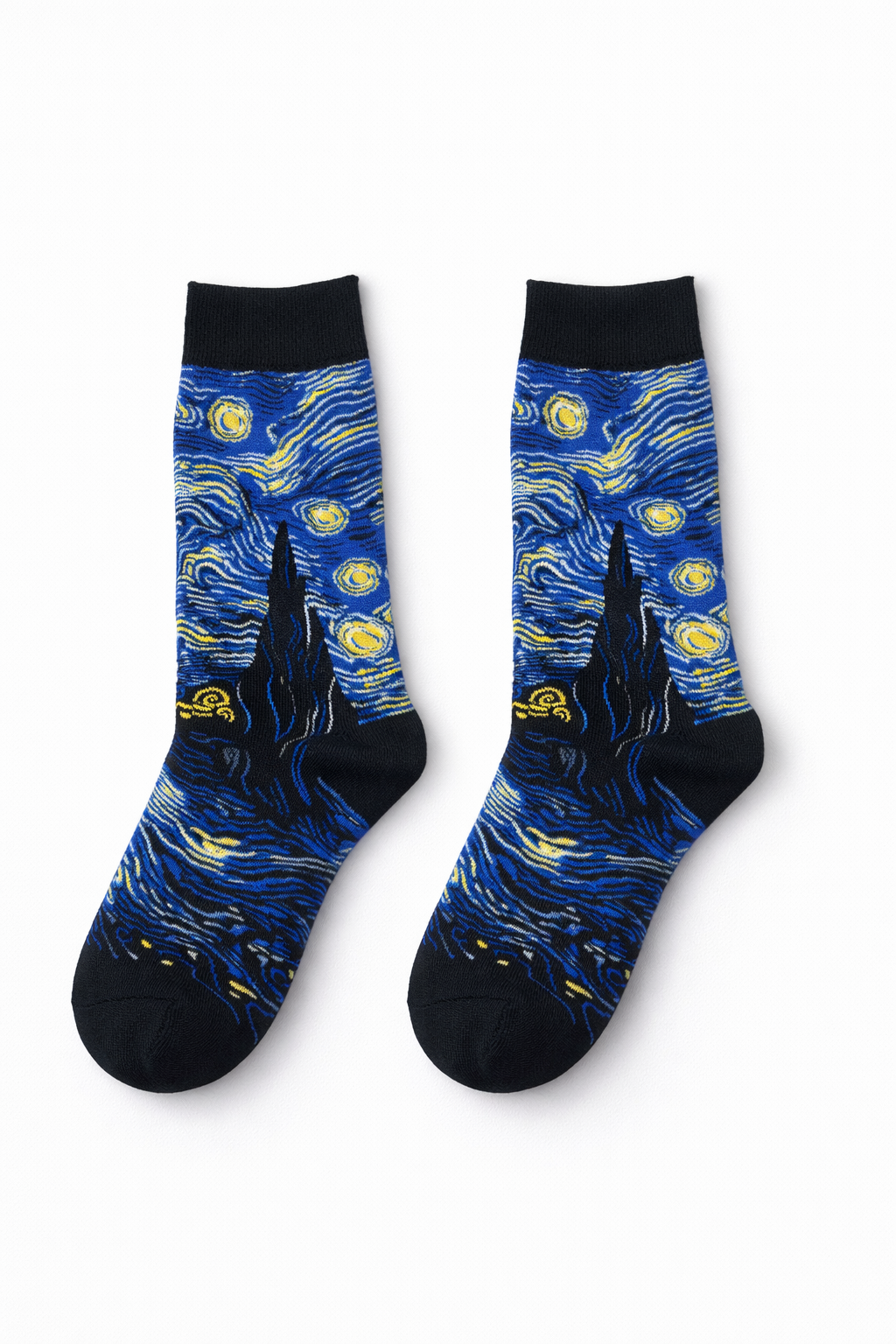 Chaussettes Artistiques “Nuit Étoilée” | Unisexe | 36-40