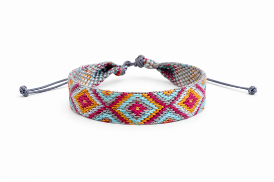Bracelet tissé bohème réglable